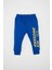 Erkek Bebek 2'li Takım Bisiklet Yaka Baskılı Sweatshirt Lastikli Eşofman Altı D7647A524WN 2