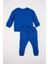 Erkek Bebek 2'li Takım Bisiklet Yaka Baskılı Sweatshirt Lastikli Eşofman Altı D7647A524WN 4