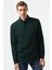 Erkek Yeşil Slim Fit Polo Sweatshirt 2