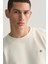 Gent Erkek Krem Regular Fit Sweatshirt 3