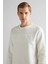 Erkek Krem Regular Fit Sweatshirt 4