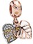 Rose Taşlı Yaprak Charm | 925 Ayar Gümüş 1