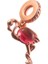 Pembe Taşlı Flamingo Charm | 925 Ayar Gümüş 1