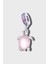 Toz Pembe Kaplumbağa Charm | 925 Ayar Gümüş 1