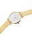 V295LXGWHG Quartz Çelik Hasır Altın Rengi Beyaz Kadran 34 mm Kadın Kol Saati 2