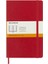 Yumuşak Kapak Çizgili Defter L Boy 13X21 cm 192 Sayfa Scarlet Kırmızı 1