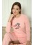Fwn 4006 Interlok Kışlık Bulut Desenli Kadın Pijama Takımı 1
