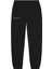 Beli Lastikli Paçası Lastikli Pamuklu Nefes Alan Nature Concept Regular Fit Jogger Siyah Eşofman Altı 5