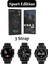 Rw 46 Large Amoled Sport Watch With Torch Black Edition Wireless Charge 3 Strap Premium Series 1