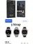 Rw 46 Large Amoled Sport Watch With Torch Black Edition Wireless Charge 3 Strap Premium Series 1