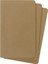 Chaier 3'lü Günlük Defter Çizgisiz L Boy 13X21 cm 80 Sayfa Kraft 3