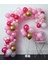 50 Adet Pembe Fuşya Beyaz Zincir Balon Seti 1