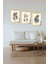 Çiçek Tablo Mdf 3 Parça Pleksi Aynalı 1