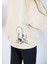 Snoopy Basılı,3 Iplik ,şardonsuz Kız Çocuk Sweatshirt 3