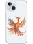 Apple iPhone 13 Uyumlu Anka Kuşu Desenli Silikon Kılıf 1