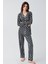Artış 22101 Önden Düğmeli Pijama Takımı 2