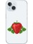 Apple iPhone 13 Uyumlu Çilek Desenli Silikon Kılıf 1