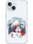 Apple iPhone 15 Uyumlu Kış Evi Desenli Silikon Kılıf 1