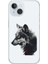 Apple iPhone 15 Uyumlu Kurt Yüzü Desenli Silikon Kılıf 1
