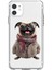 Apple iPhone 11 Uyumlu Gözlüklü Şirin Köpek Desenli Silikon Kılıf 1