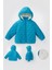 ( 1 - 10 Yaş ) Kapitone Içi Welsoft unisex Çocuk kaban - Bebe Mavi 1