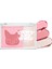 Pastel Tonlu Krem Yapıda 3 Renkli Balm Allık & Highlighter Palet DW01 Strawberry (Pembe) - 15 gr 4