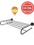 Paslanmaz Pirinç Mat Siyah Dilek 45 cm Mercan Raf Havluluk 1