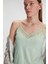 Aria's Closet Sabahlık Atlet ve Pantolon Takım Pamuklu Pijama Set 4