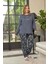 Kadın Inci Büyük Beden Sweet Forever Gri Pijama Takım 0658 2