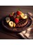 Çilek Muz Ve Çikolatalı Waffle Görünümlü Pastahane Kafe Kafeterya Ve Mutfağa Asmalık Hd Baskı Kanvas Tablo 4