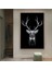 Dekoratif Deer Hd Baskı Kanvas Tablo 1