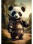 Sevımlı Ve Savaşçı Panda Hd Baskı Kanvas Tablo 2