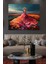 Çiçekli Kadın Özel Tasarım Abstract Dekoratif Hd Kalite Hd Baskı Kanvas Tablo 1