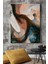 80x120 Cm Renkli Dağlar Ve Deniz Dağlar Soyut Kanvas Canvas Tablo 1