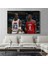 Michael Jordan Ve Kobe Bryant Kanvas Duvar Tablosu 1