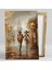 Sokakta Yürüyen Şemsiyeli Çift Bronz Nostalji Aşk Love Dekor Hd Baskı Kanvas Tablo Ar030218 2
