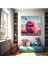 Pembe Tatlı Peluş Canavar Çocuk Odası Hd Baskı Kanvas Tablo 2