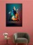 Dört Element Tablosu Salon Oturma Odası Ofis Için Dekoratif Dijital Baskı 4 Element Hd Baskı Kanvas Tablo 1