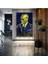 Mustafa Kemal Atatürk Imzası Sarı Ve Lacivert Hd Baskı Kanvas Tablo Ar030144 1