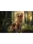 Golden Köpek En Yakın Arkadaş Hd Baskı Kanvas Tablo 2