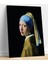 Johannes Vermeer Inci Küpeli Kız Hd Baskı Kanvas Tablo 1