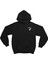Dağ ve Orman Minimal Baskılı Kalın Pamuklu Oversize Siyah Sweatshirt 3