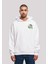 Karmaşık Desenli Yeşil Detaylı Baskılı Oversize Premium Sweatshirt Hoodie 2