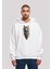 Illüstrasyon Kedi Baskılı Oversize Premium Sweatshirt Hoodie 1