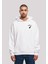 Dağ ve Orman Minimal Baskılı Kalın Pamuklu Oversize Siyah Sweatshirt 1