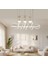 Tt314-3tpl-Ym-By Tt Aydınlatma Büyük Sarmal Modeli Yemek Masası Mat Beyaz Led Avize 2