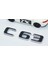 C 63 Bagaj Gri Siyah Abs Yazı Logo Benz Ile Uyumlu 3
