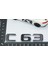 C 63 Bagaj Gri Siyah Abs Yazı Logo Benz Ile Uyumlu 4