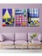 3'lü Set Kanvas Duvar Tablosu Canvas Tablo Boho Klasik Modern Eu 222 1