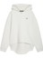 Q4 Studio Textured Kadın Beyaz Kapüşonlu Sweatshirt 1